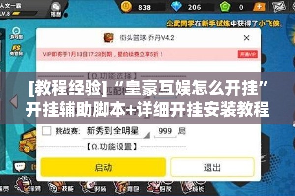 [教程经验]“皇豪互娱怎么开挂	”开挂辅助脚本+详细开挂安装教程