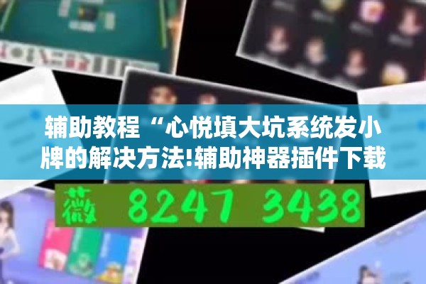 辅助教程“心悦填大坑系统发小牌的解决方法!辅助神器插件下载