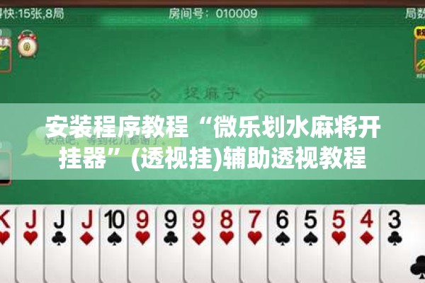 安装程序教程“微乐划水麻将开挂器”(透视挂)辅助透视教程