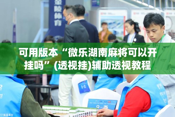安装程序教程“微乐小程序开挂神器”分享装挂详细步骤