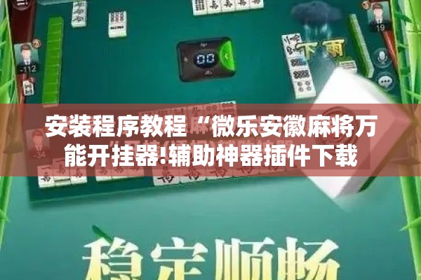 安装程序教程“微乐安徽麻将万能开挂器!辅助神器插件下载