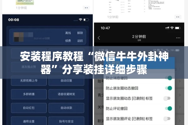 安装程序教程“微信牛牛外卦神器”分享装挂详细步骤