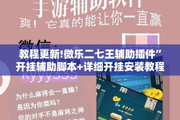 教程更新!微乐二七王辅助插件”开挂辅助脚本+详细开挂安装教程