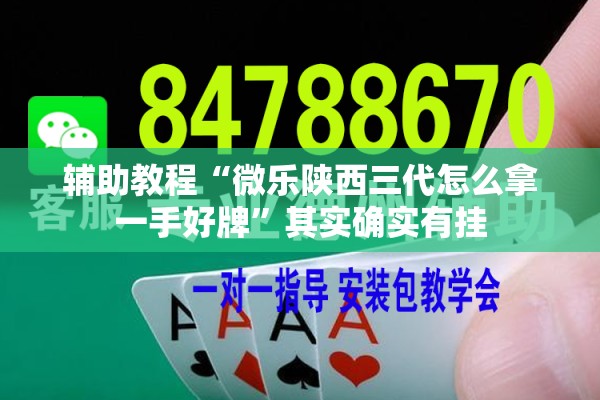 辅助教程“微乐陕西三代怎么拿一手好牌”其实确实有挂