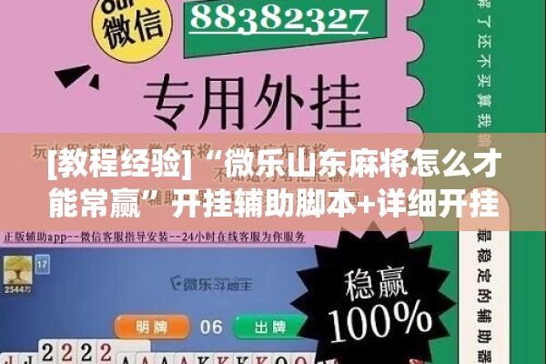 [教程经验]“微乐山东麻将怎么才能常赢”开挂辅助脚本+详细开挂安装教程